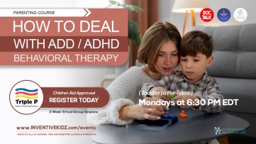 How to Deal with ADD, ADHD - Behavioral Therapy Parenting Course (Monday's in February)